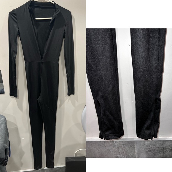 Brand New Black Long-sleeve Bodysuit - Picture 2 of 2